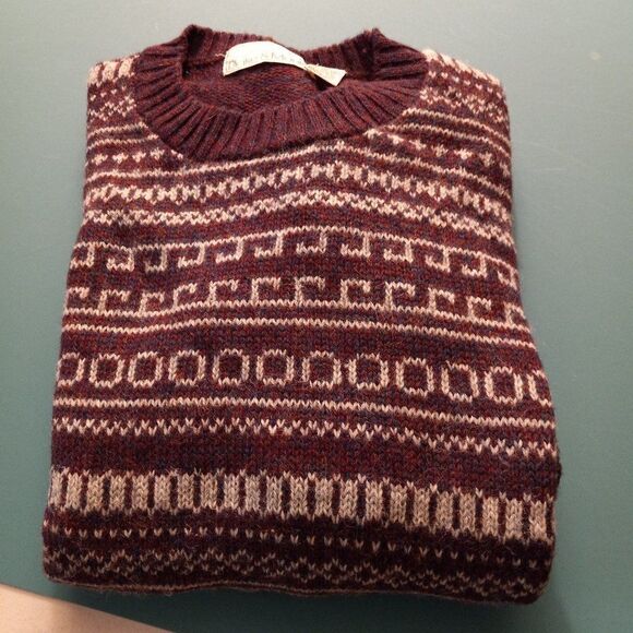 Vintage Blake & Manley Men's XL Shetland Wool Blend Sweater - Picture 7 of 7